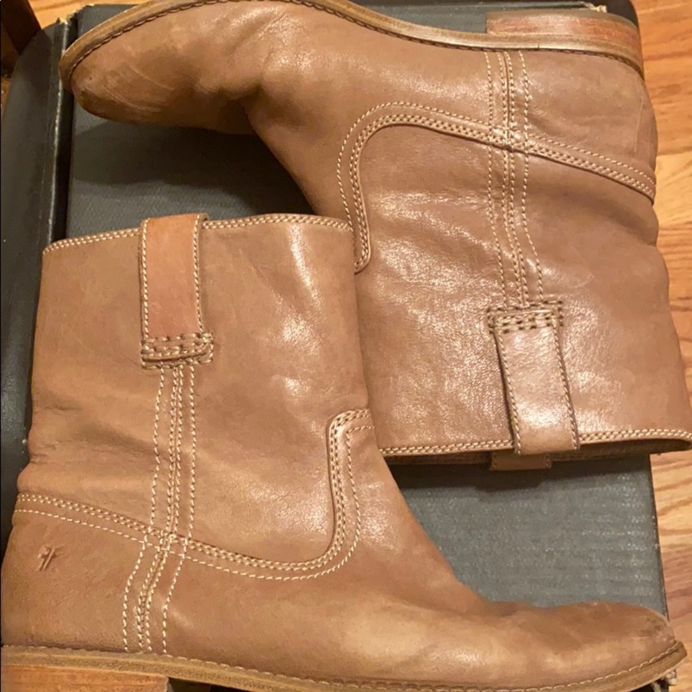 Taupe Frye Boots